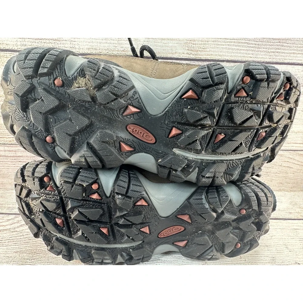 Oboz Men's Earth Firebrand II B-Dry Low Top Leather Lace Up Hiking Shoes Size 9